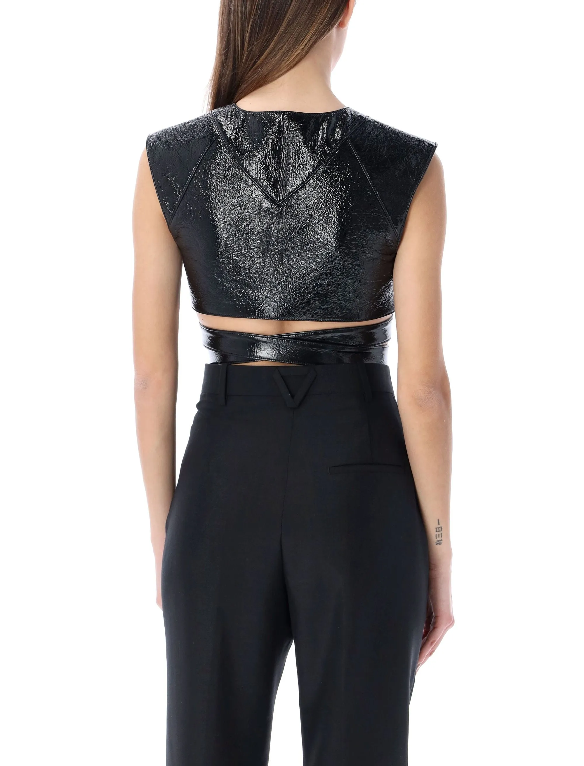 Philosophy Di Lorenzo Serafini V-Neck Cropped Top