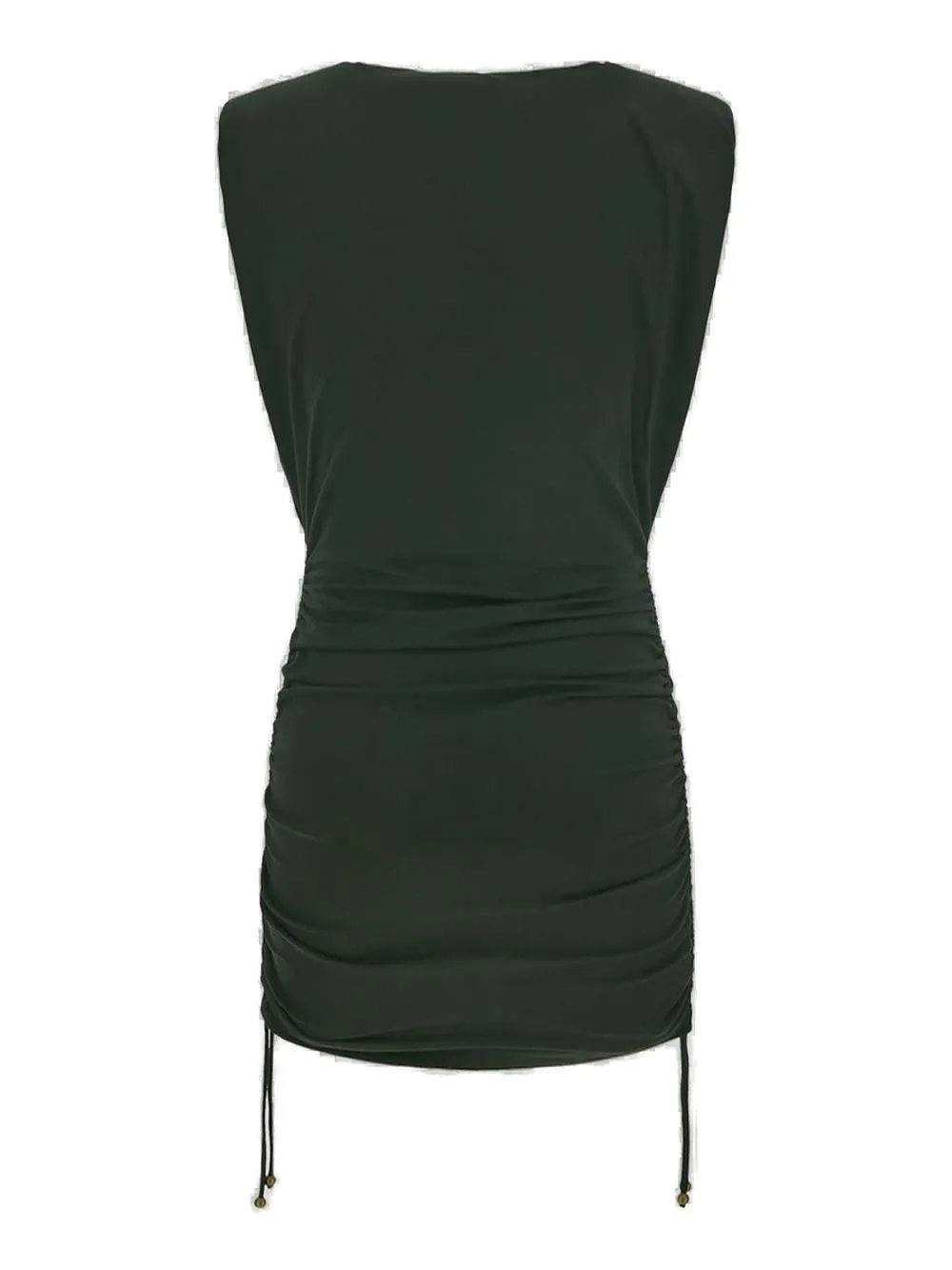 Pinko Constructed Shoulder Mini Dress