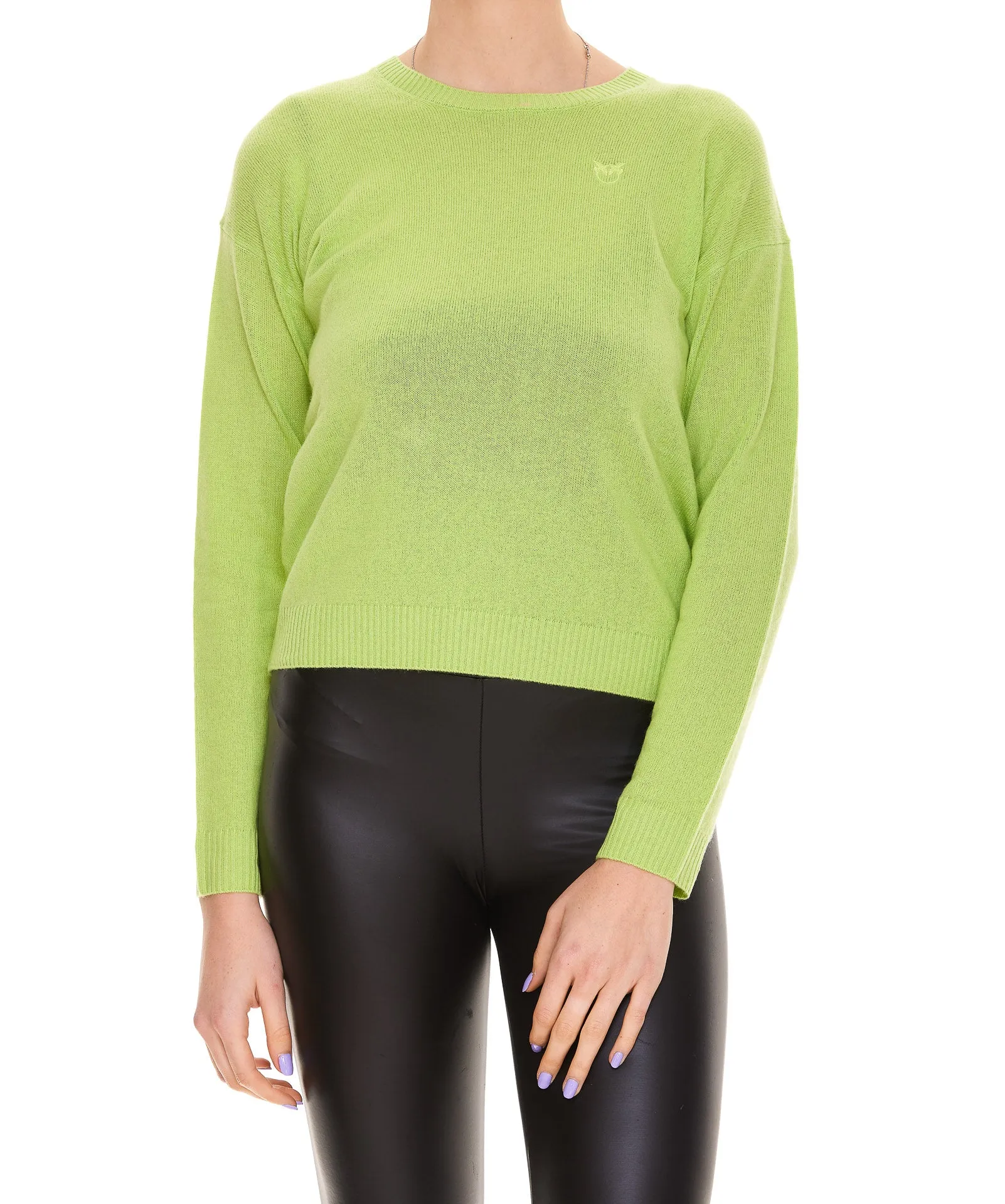 Pinko Crewneck Long-Sleeved Knit Jumper