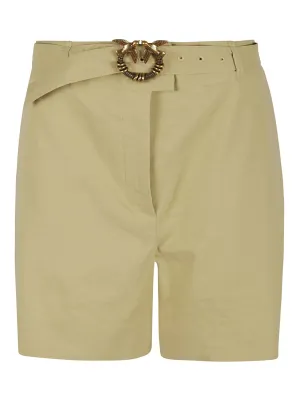 Pinko High Waist Straight Cut Shorts