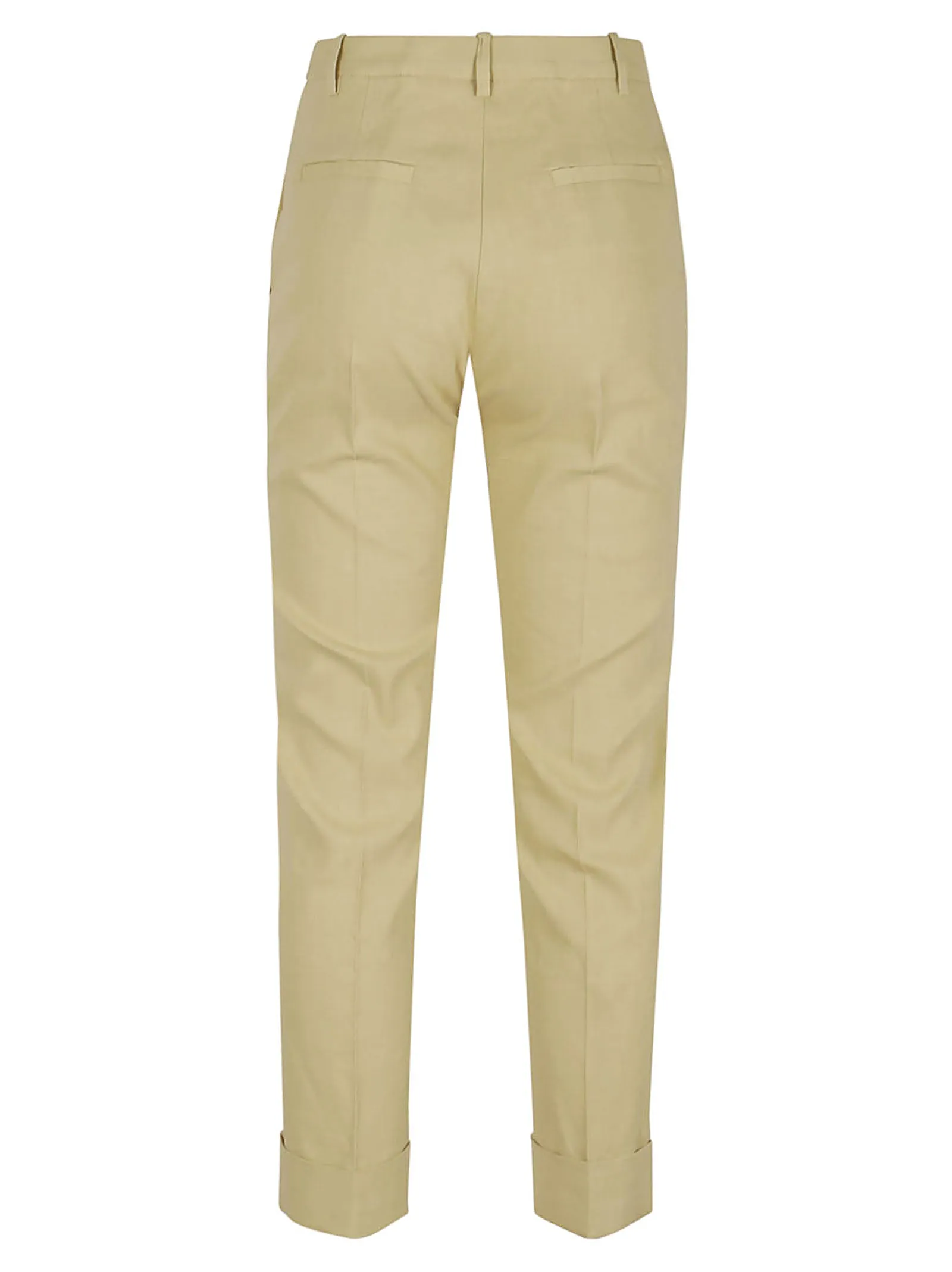 Pinko Logo Belted Waist Straight Leg Trousers