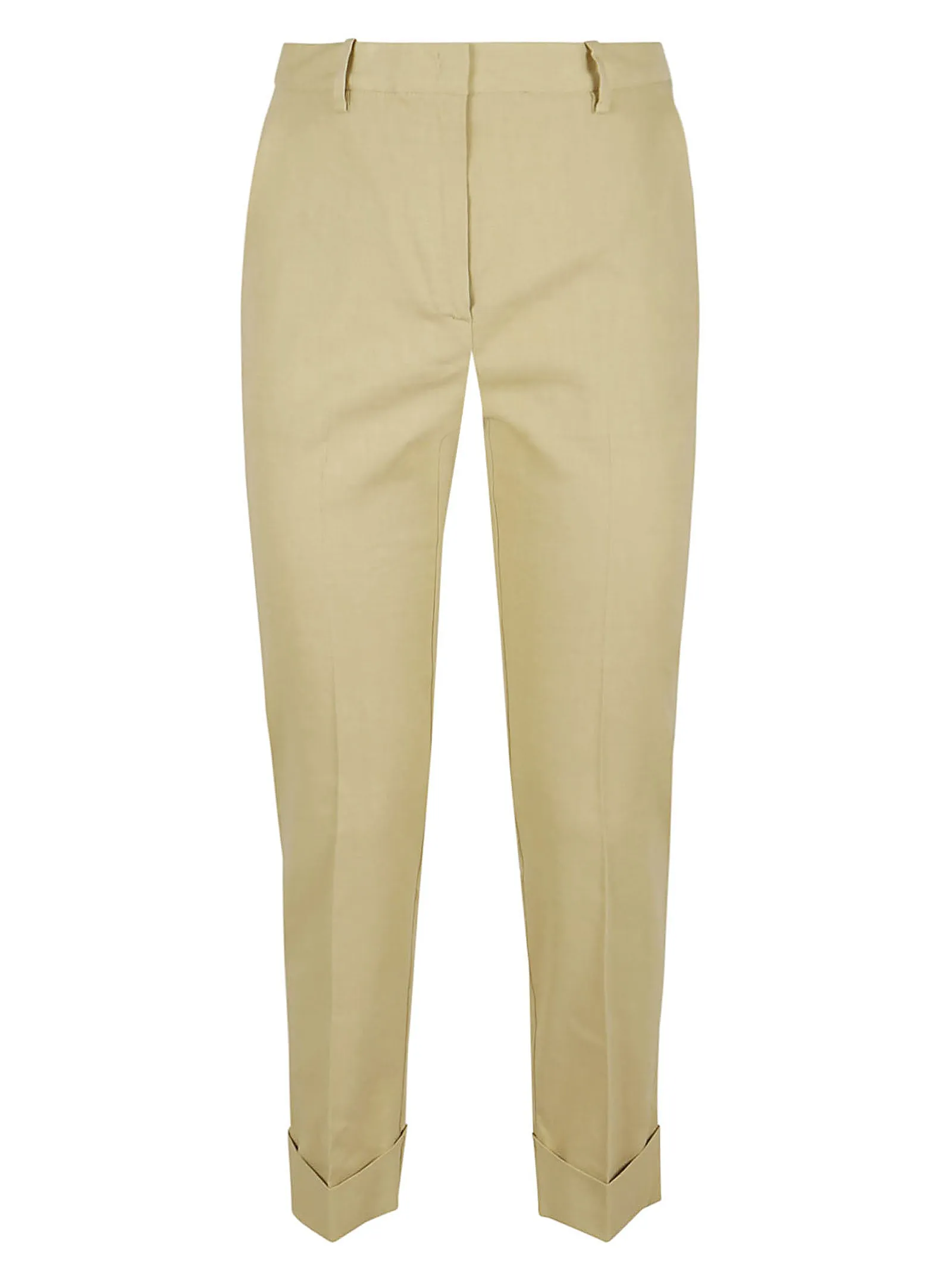 Pinko Logo Belted Waist Straight Leg Trousers