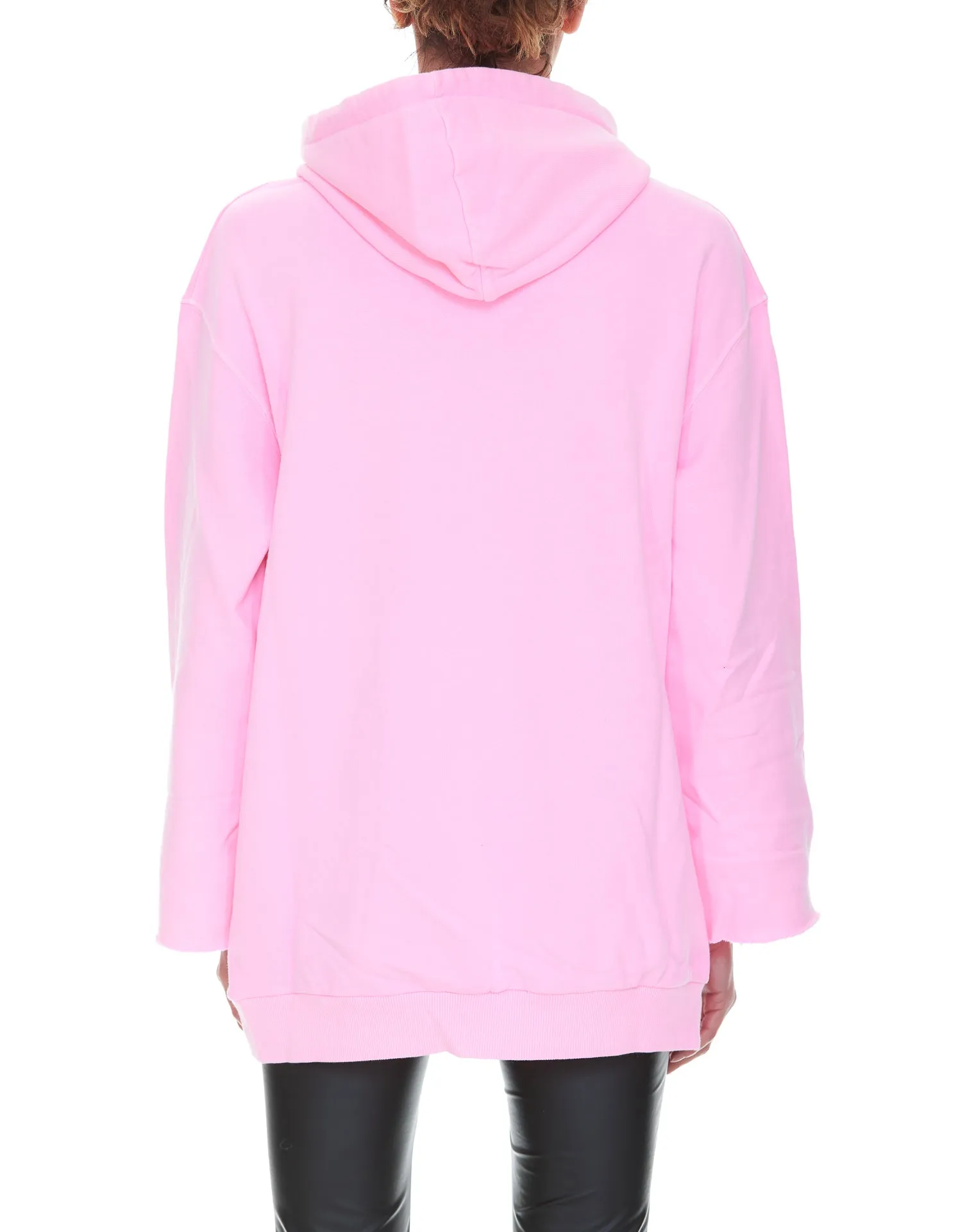 Pinko Radial Logo Printed Hoodie