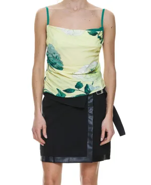 Pinko Rose Printed Sleeveless Top