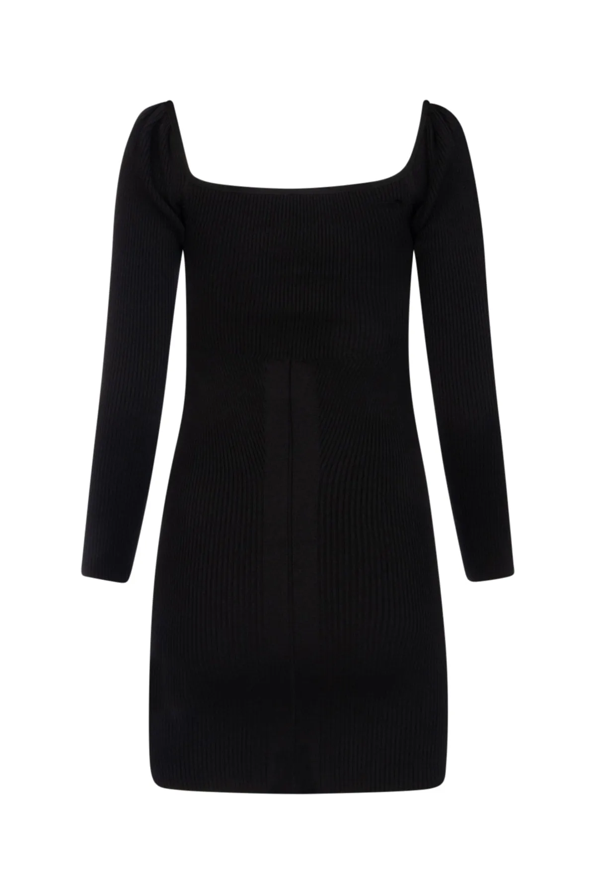 Pinko Snug-Fit V-Neck Knitted Mini Dress