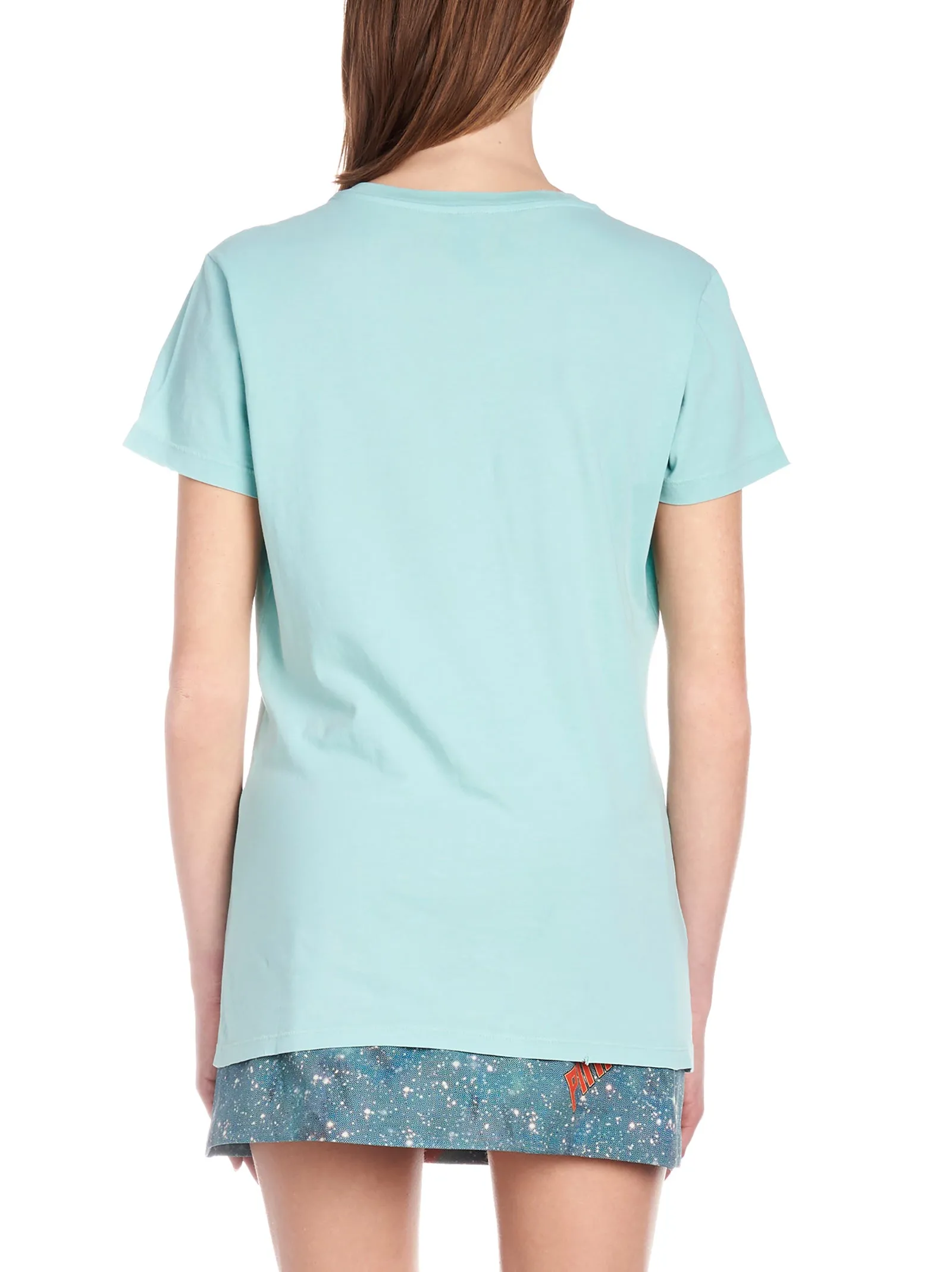 Pinko Space-Printed Crewneck T-Shirt