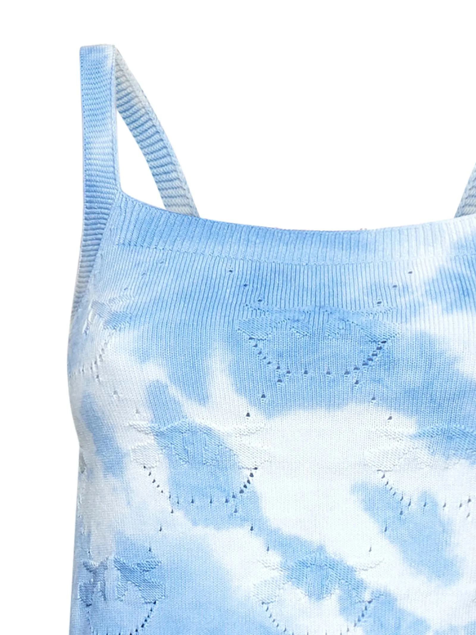 Pinko Tie-Dye Knitted Sleeveless Top