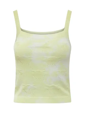 Pinko Tie-Dye Knitted Sleeveless Top