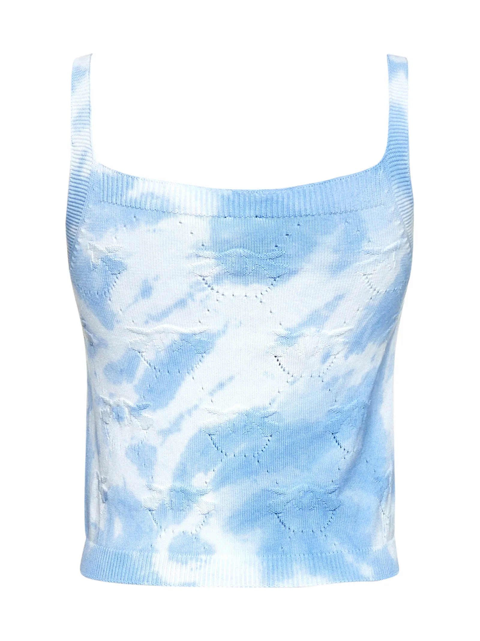 Pinko Tie-Dye Knitted Sleeveless Top