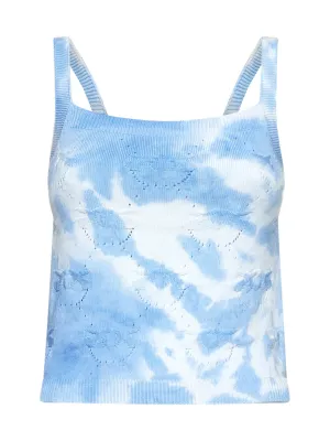 Pinko Tie-Dye Knitted Sleeveless Top
