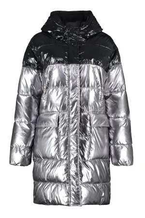 Pinko Two-Toned Pampero Zipped Down Jacket