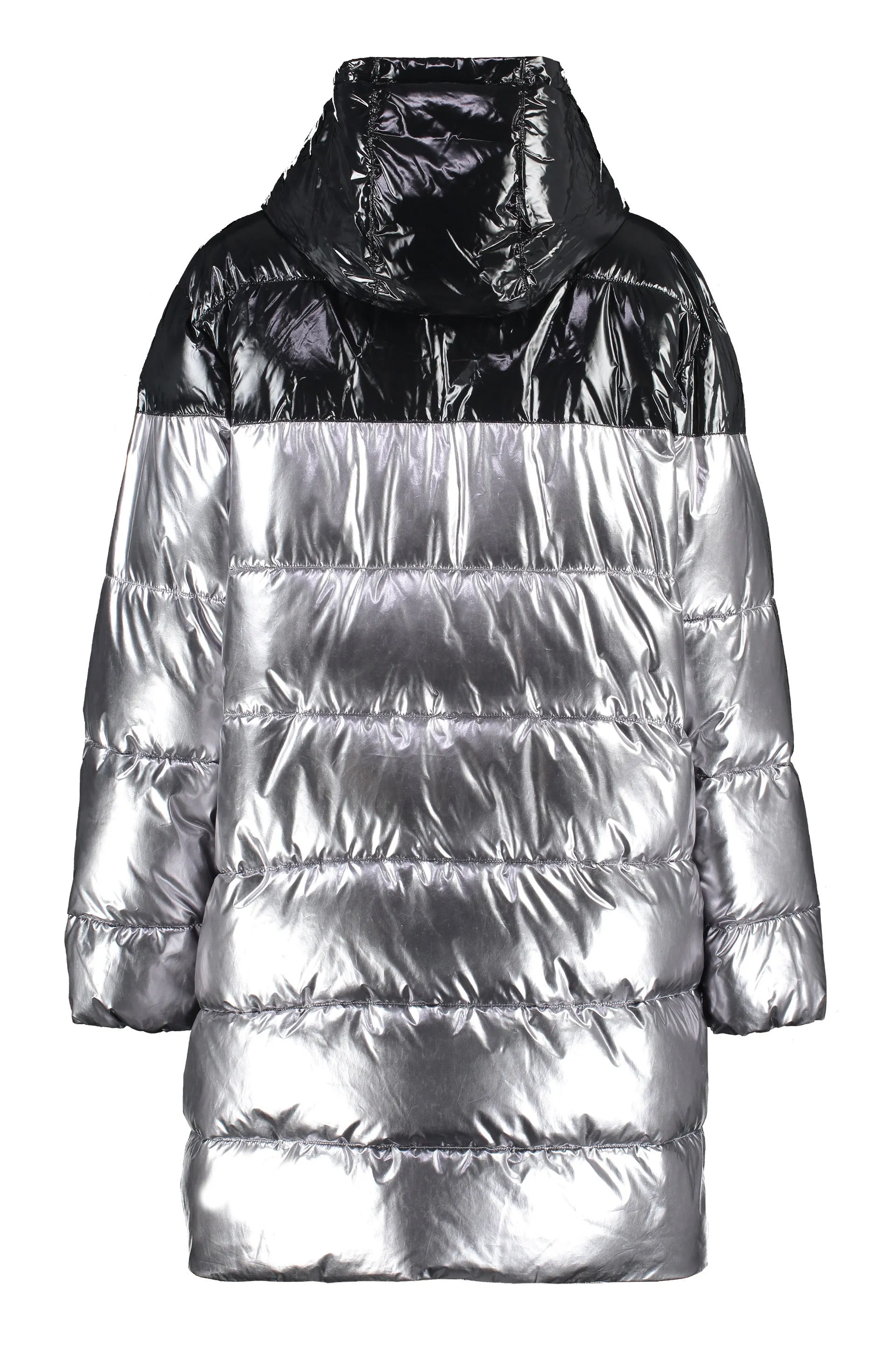 Pinko Two-Toned Pampero Zipped Down Jacket
