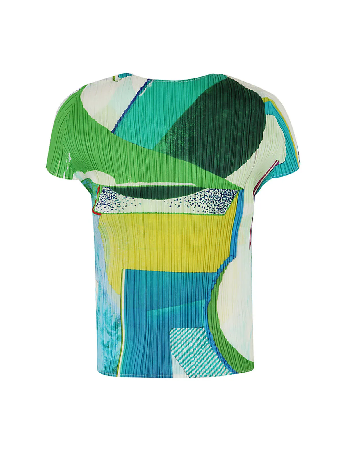 Pleats Please By Issey Miyake Pinwheel Crewneck Top