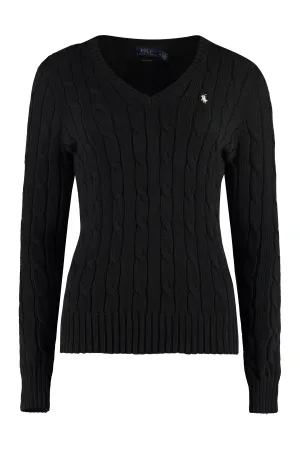 Polo Ralph Lauren Cable Knit V-Neck Pullover