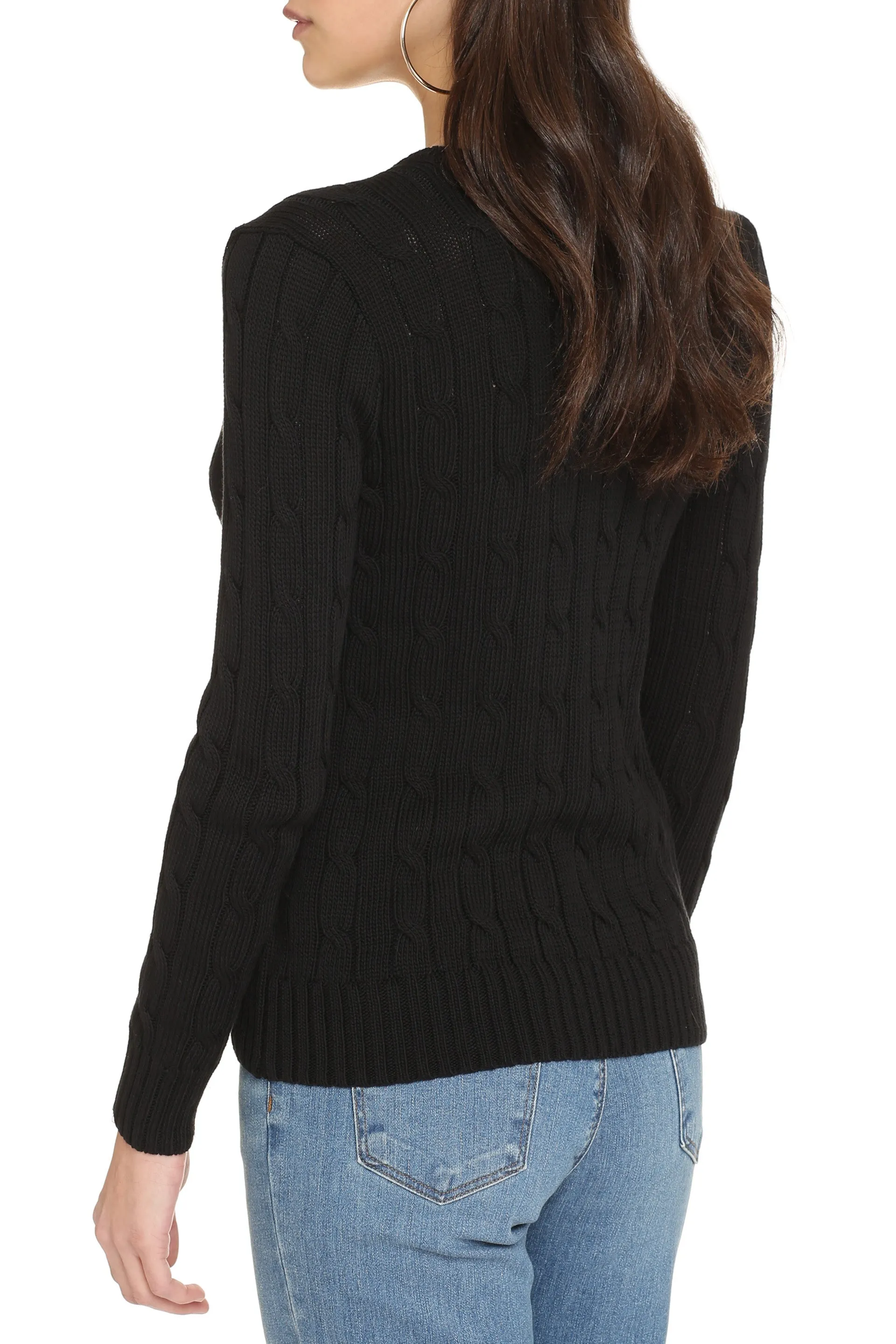 Polo Ralph Lauren Cable Knit V-Neck Pullover