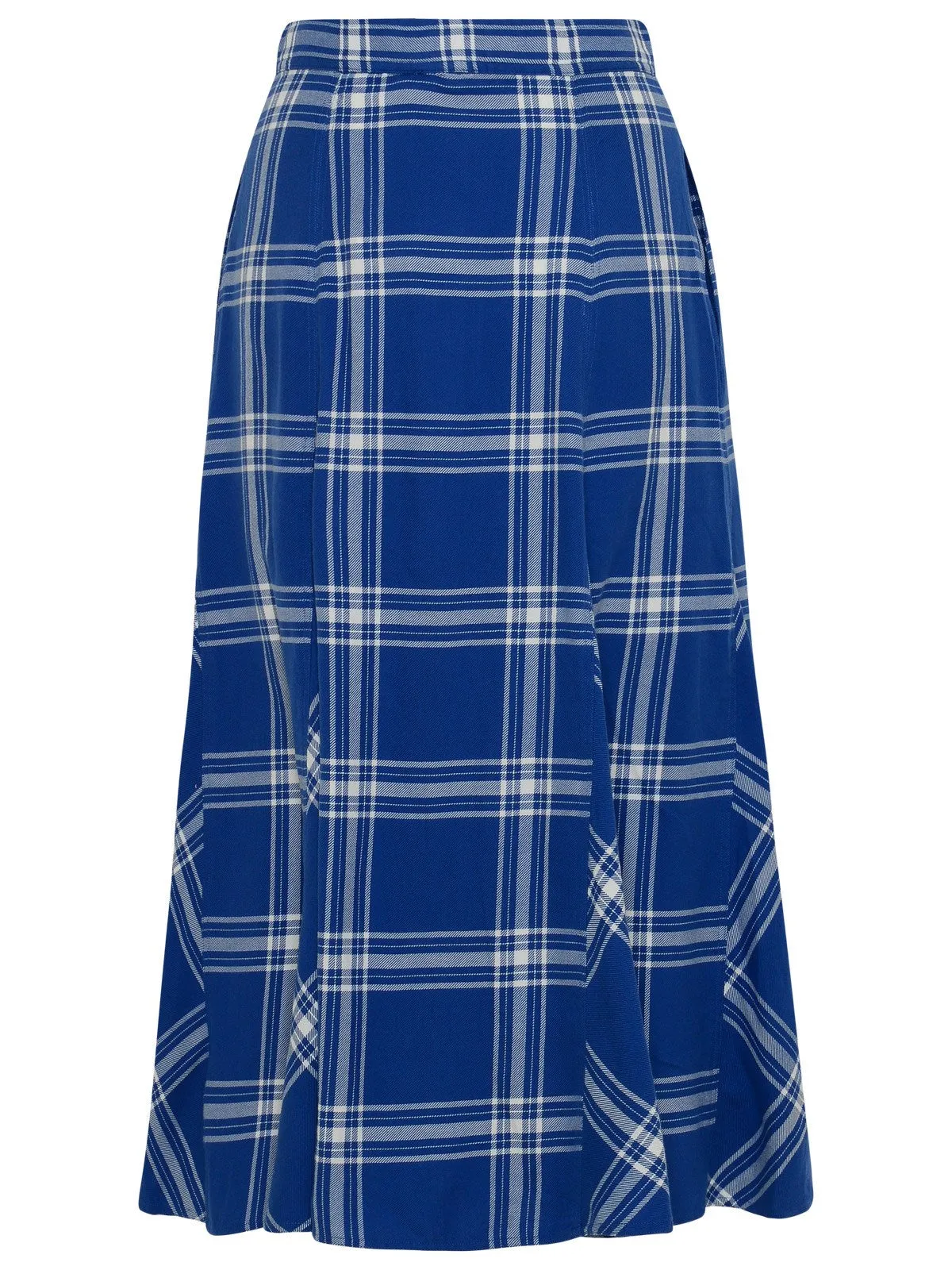 Polo Ralph Lauren Check Patter Button-Up Skirt