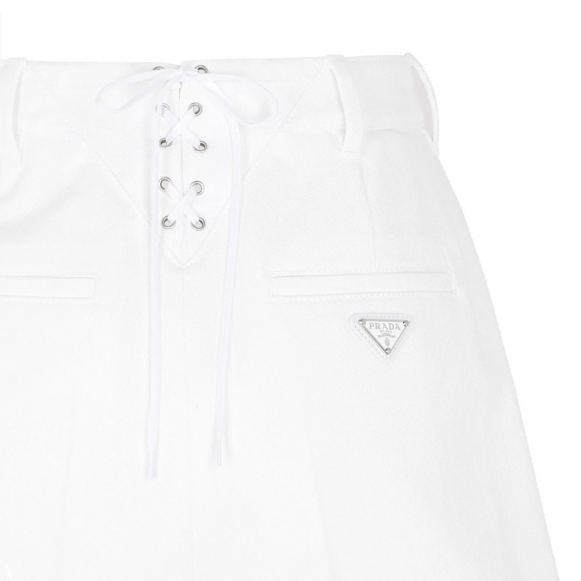 Prada Lace-Up Shorts