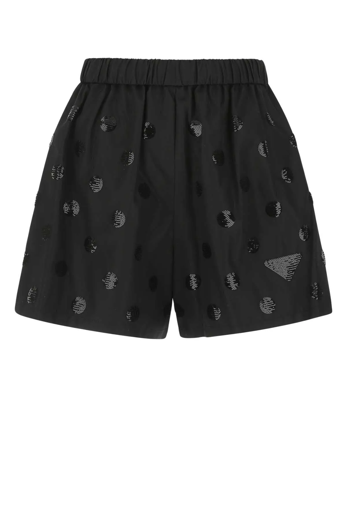 Prada Re-Nylon Sequins Polka-Dot Shorts