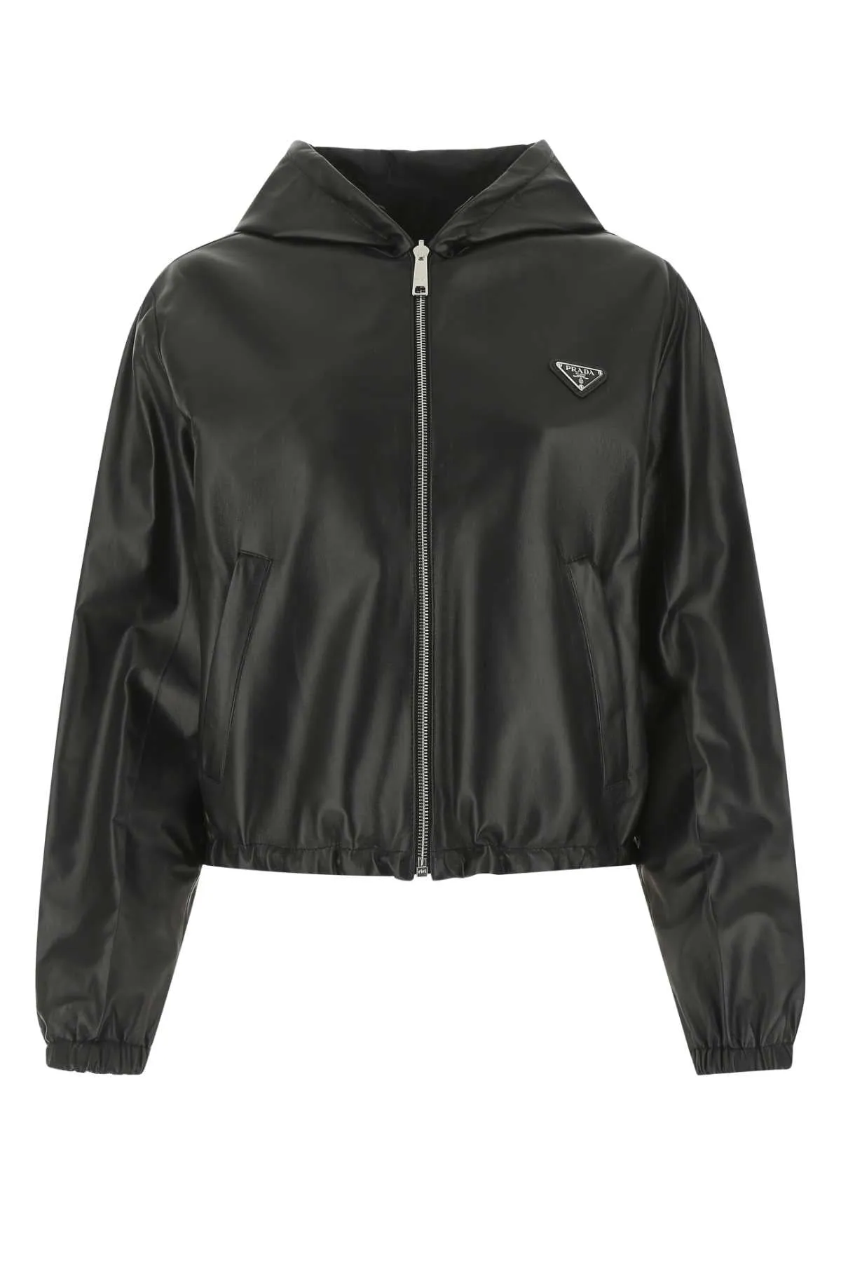 Prada Zip-Up Hooded Jacket