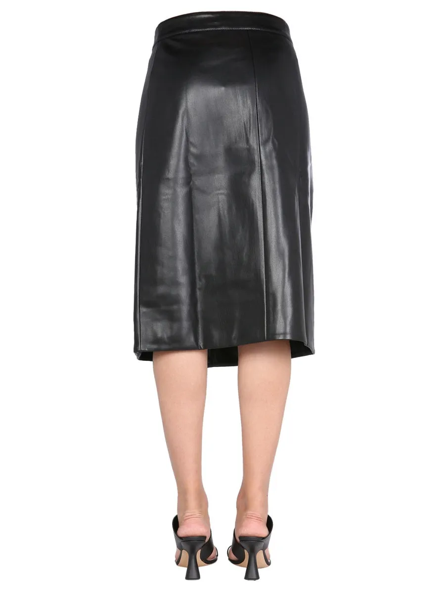 Proenza Schouler White Label Straight Cut Midi Skirt