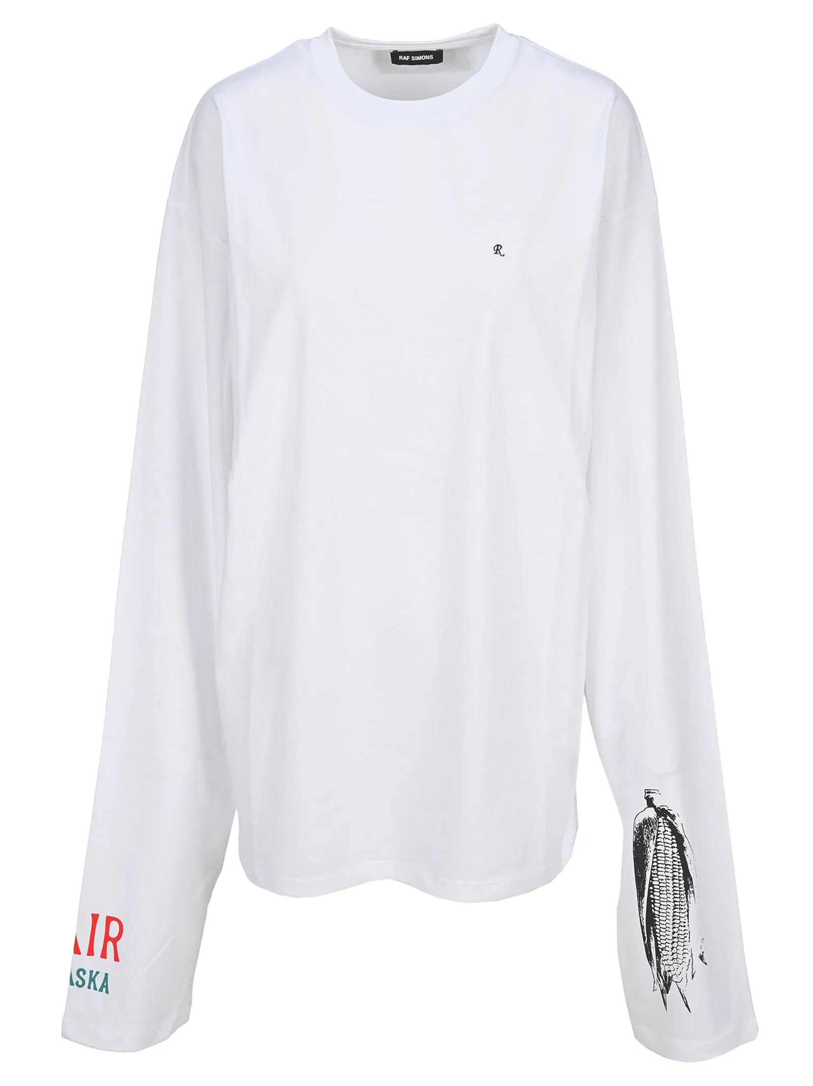 Raf Simons Graphic Printed Long Sleeve T-Shirt