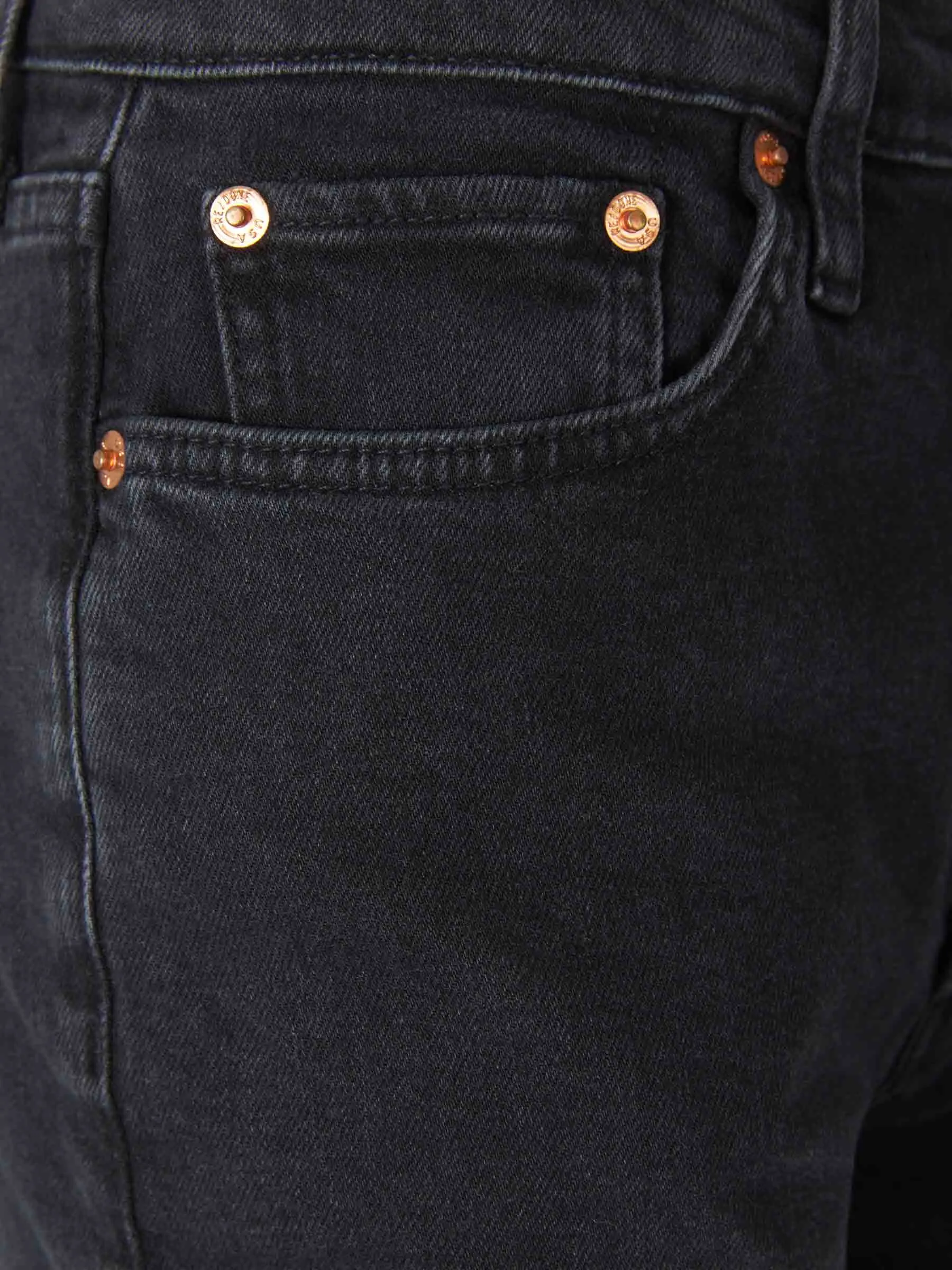 RE/DONE High Rise Stove Pipe Jeans
