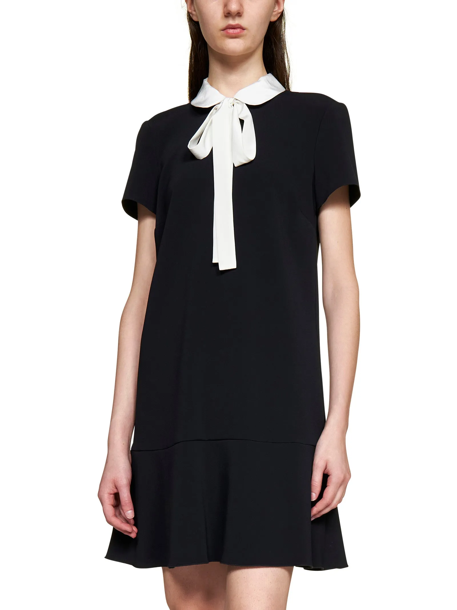 REDValentino Bow Detailed Mini Dress