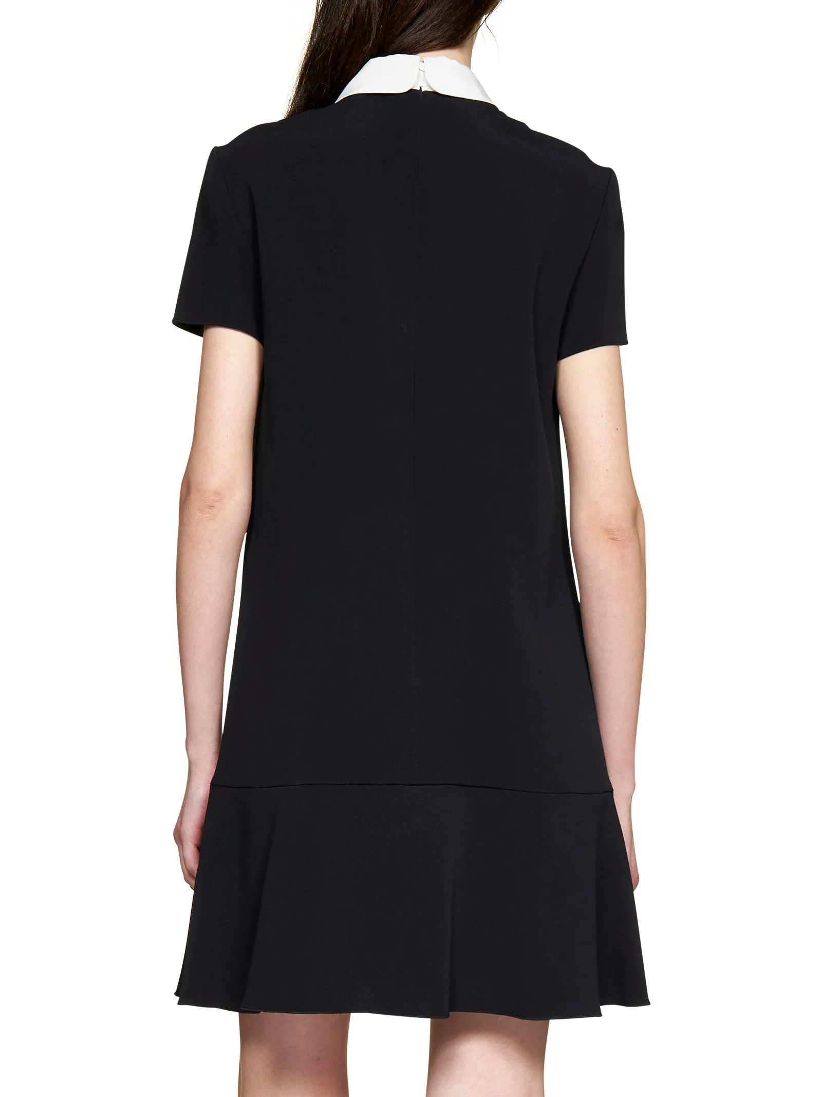 REDValentino Bow Detailed Mini Dress