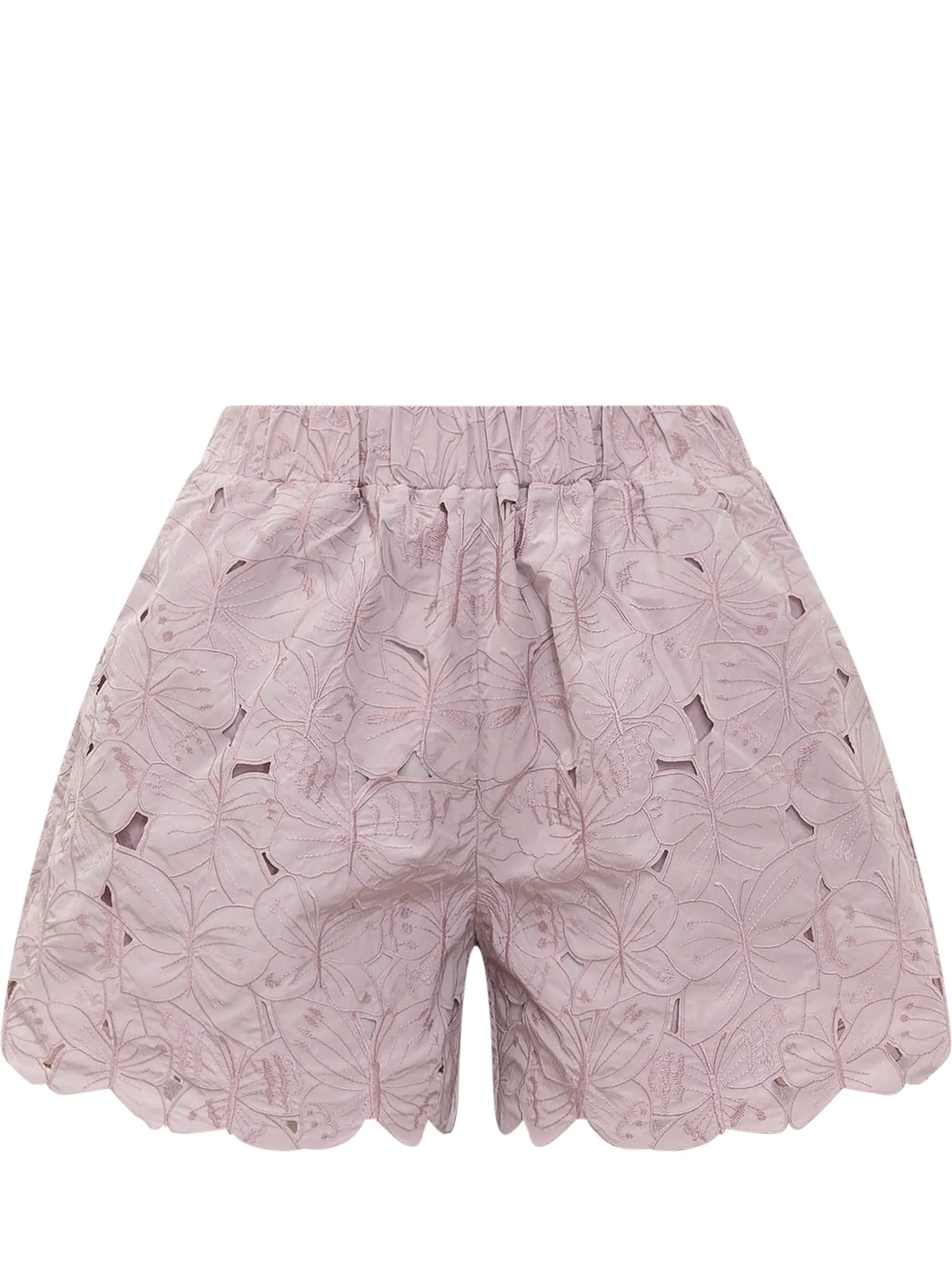 REDValentino Butterfly Cut Out Detailed Shorts