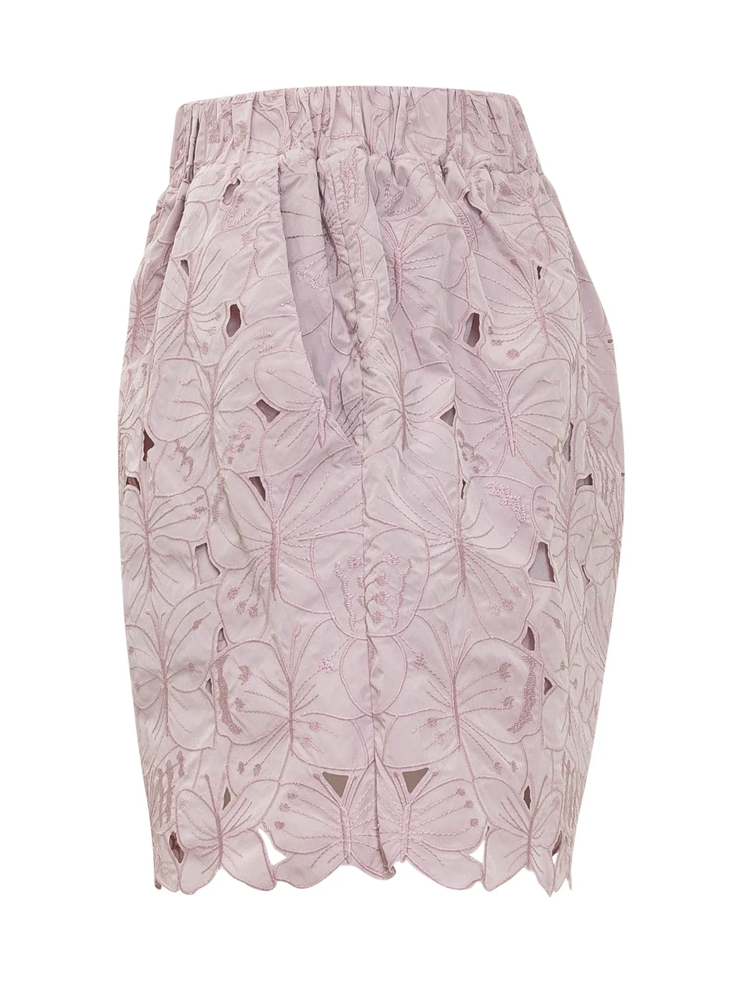 REDValentino Butterfly Cut Out Detailed Shorts