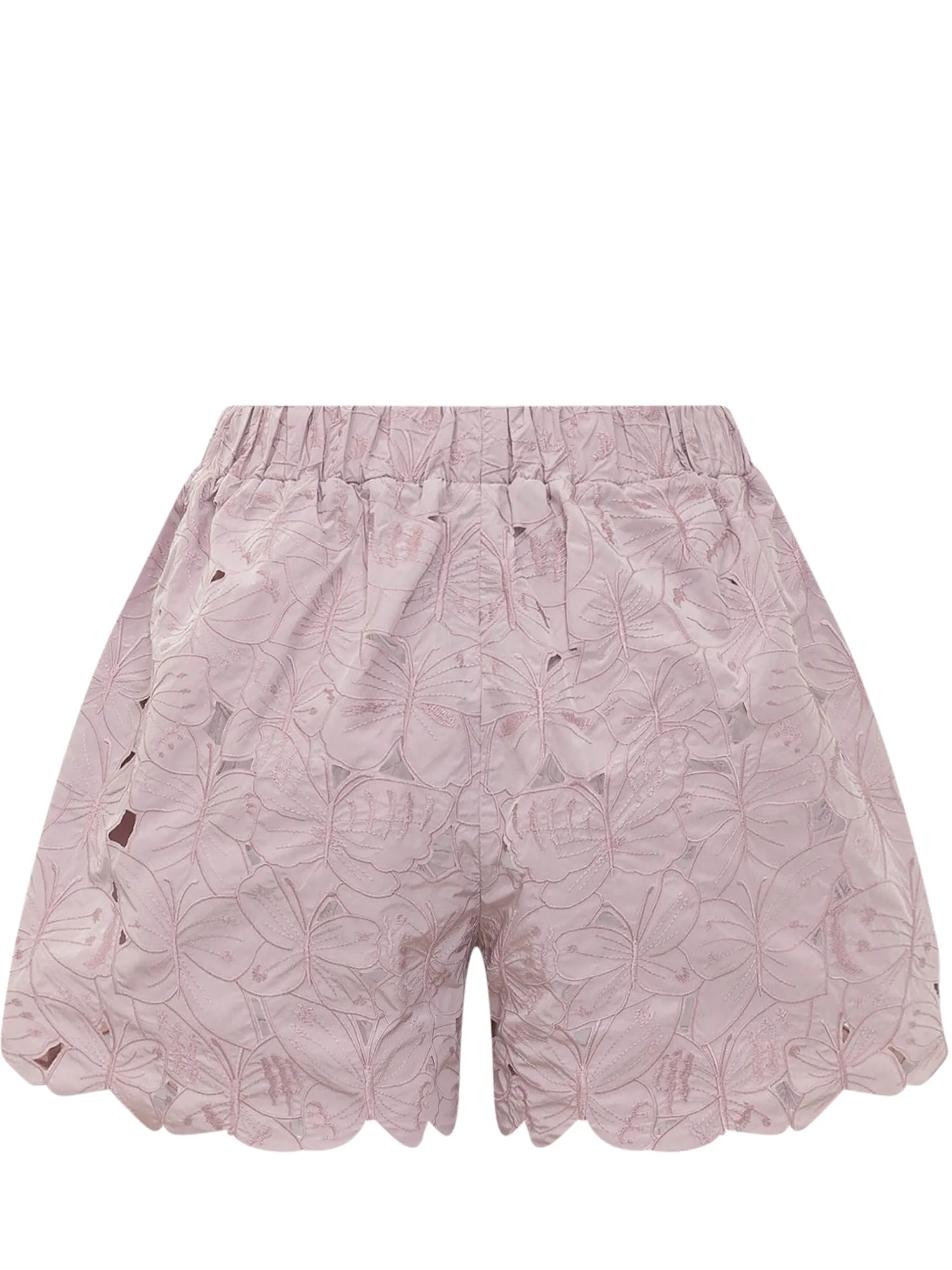 REDValentino Butterfly Cut Out Detailed Shorts
