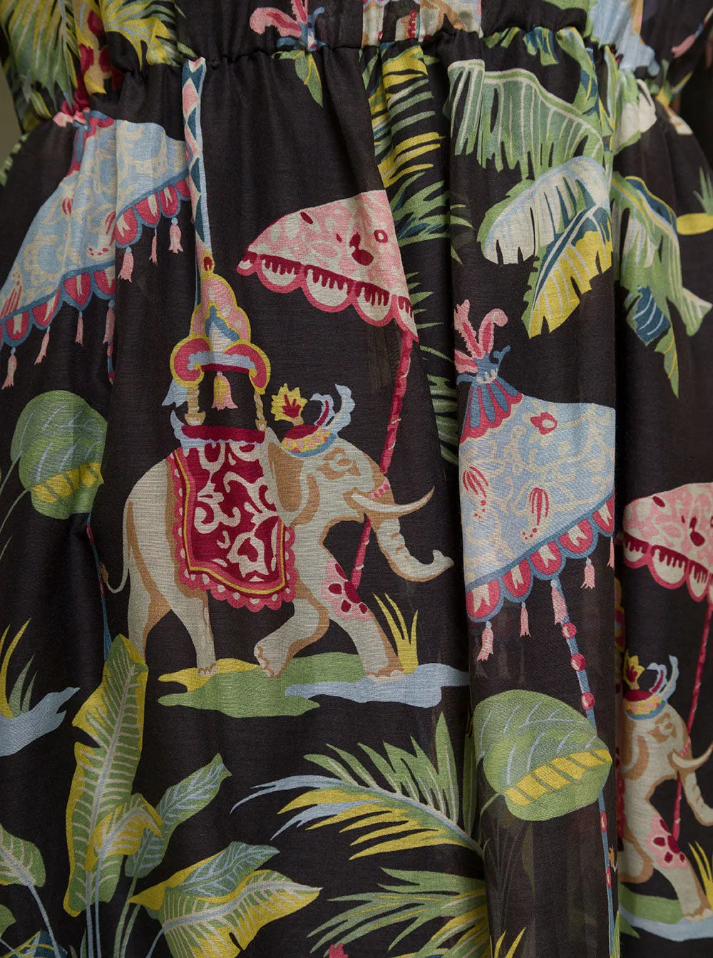 REDValentino Graphic Printed Long-Sleeved Dress
