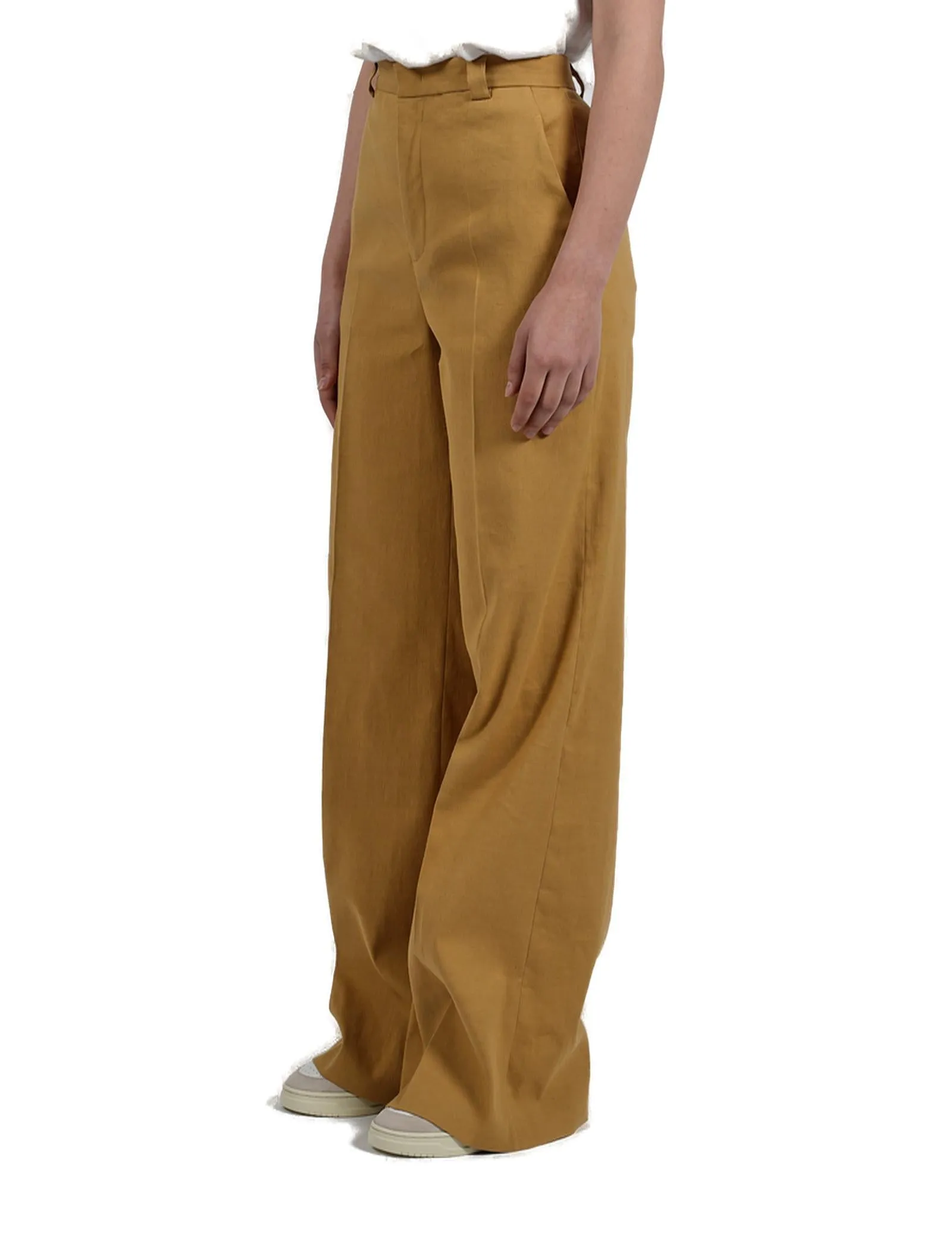 REDValentino High-Rise Straight Leg Tailored Pants