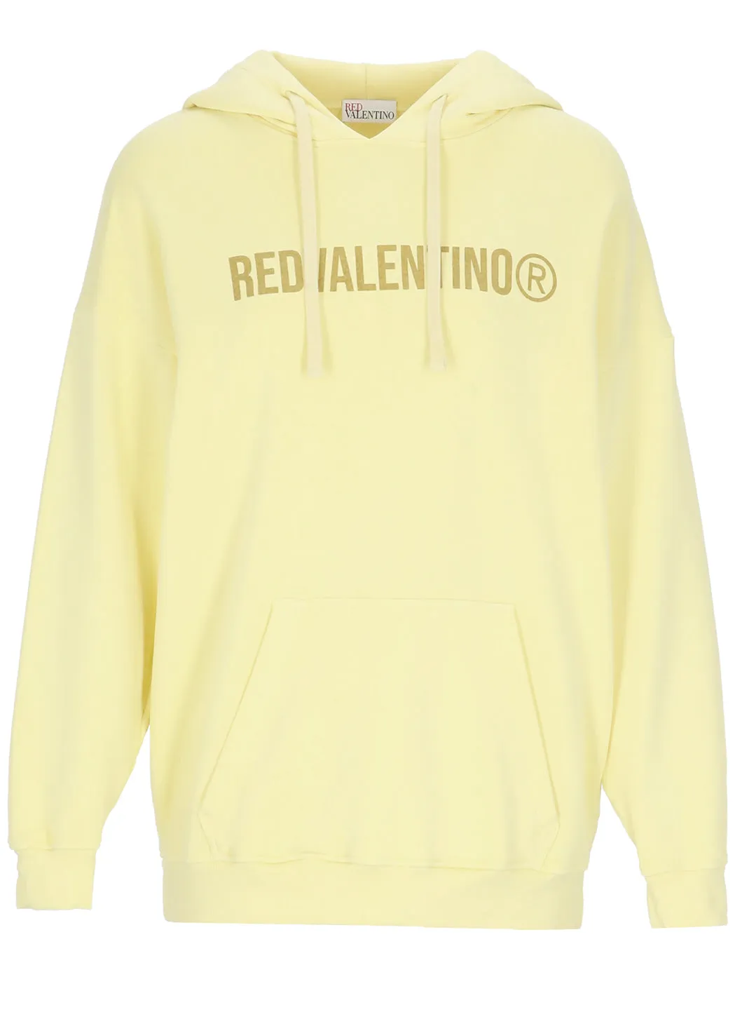 REDValentino Logo Printed Drawstring Hoodie