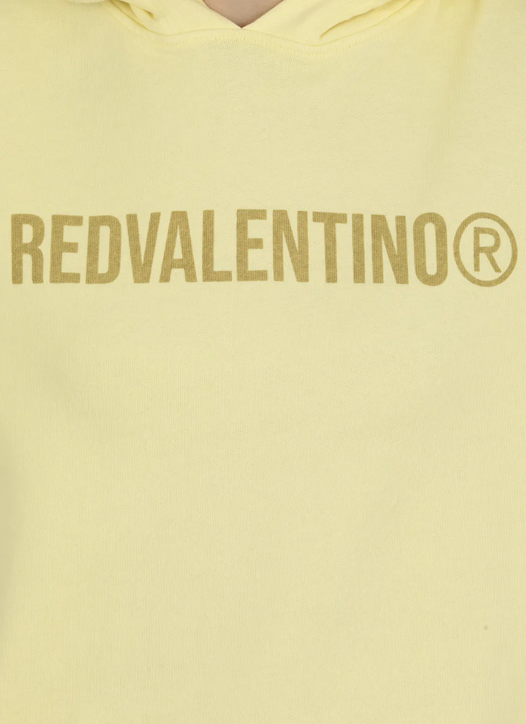 REDValentino Logo Printed Drawstring Hoodie