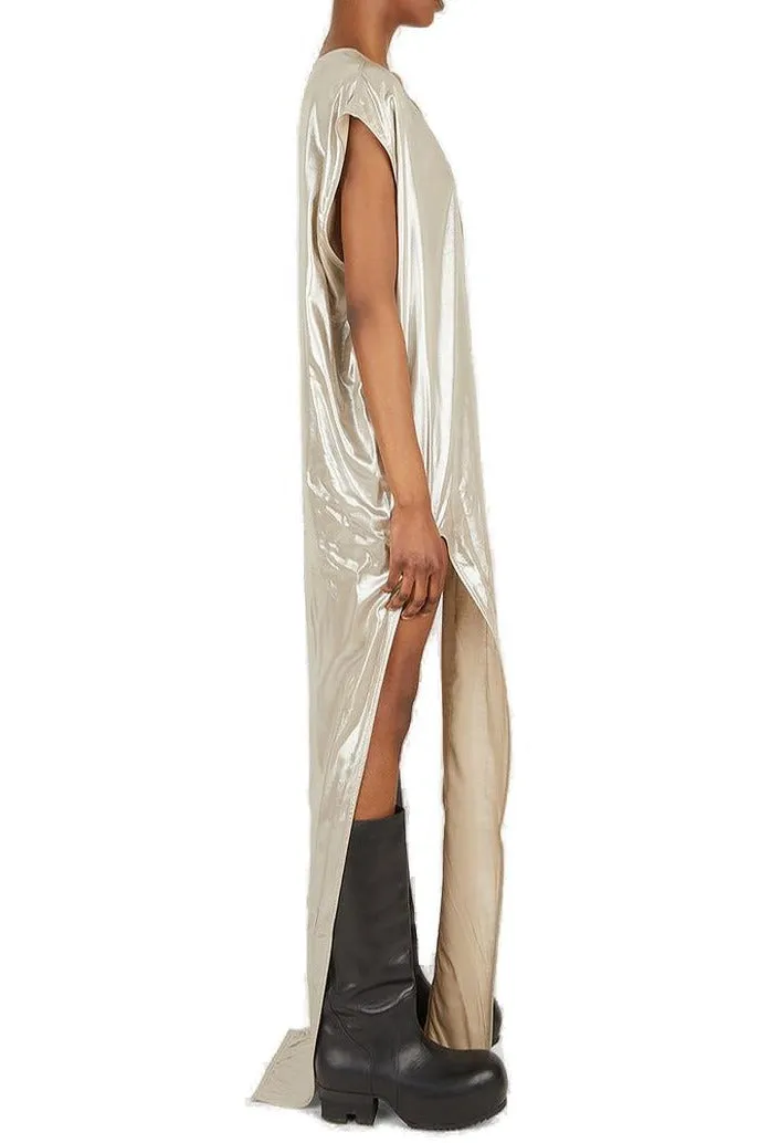 Rick Owens Arrowhead Plunge V-Neck Sleeveless Maxi Dress