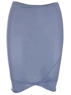 Rick Owens Asymmetric Hem Mini Skirt