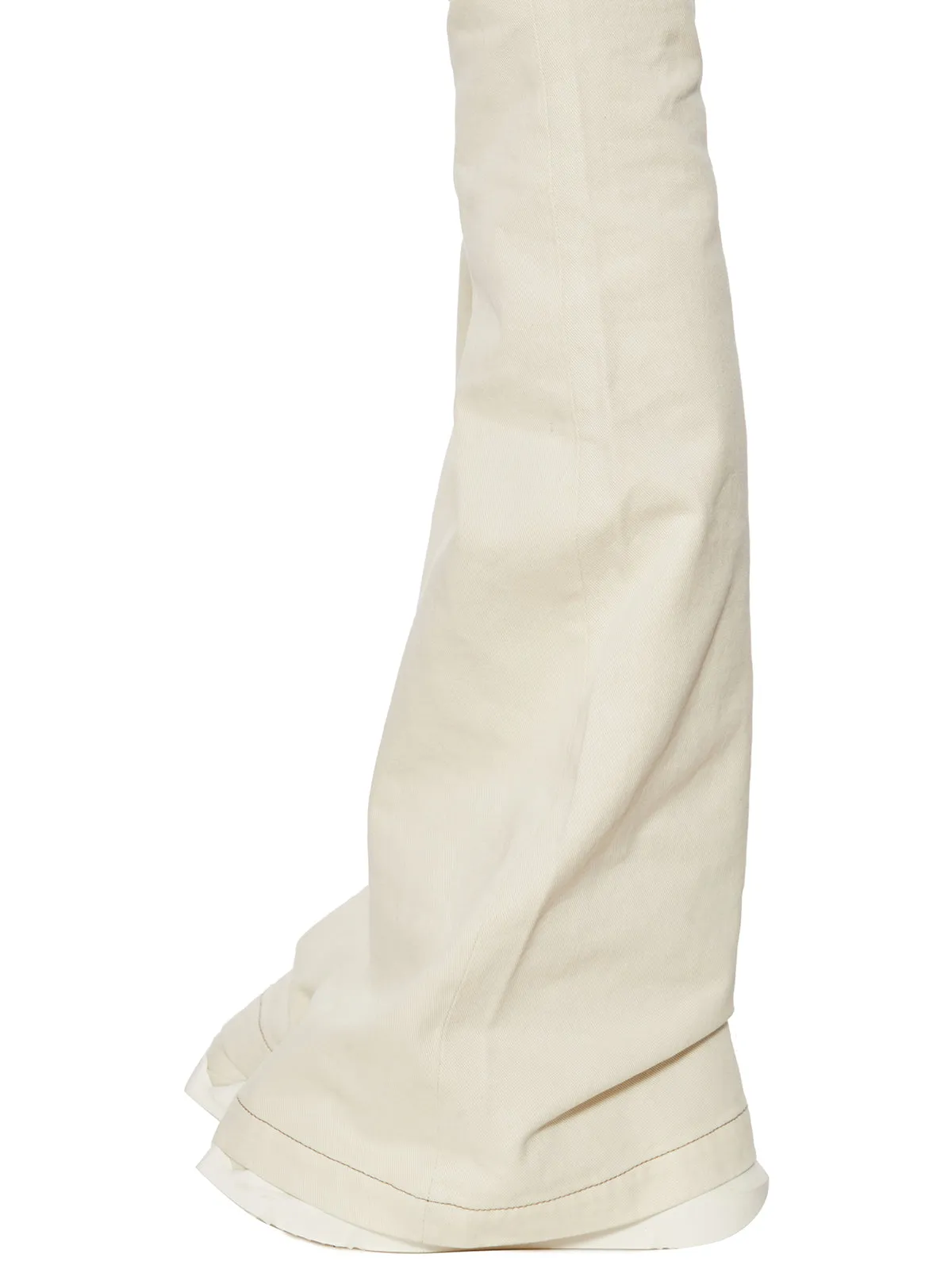 Rick Owens DRKSHDW Button Detailed Flared Jeans