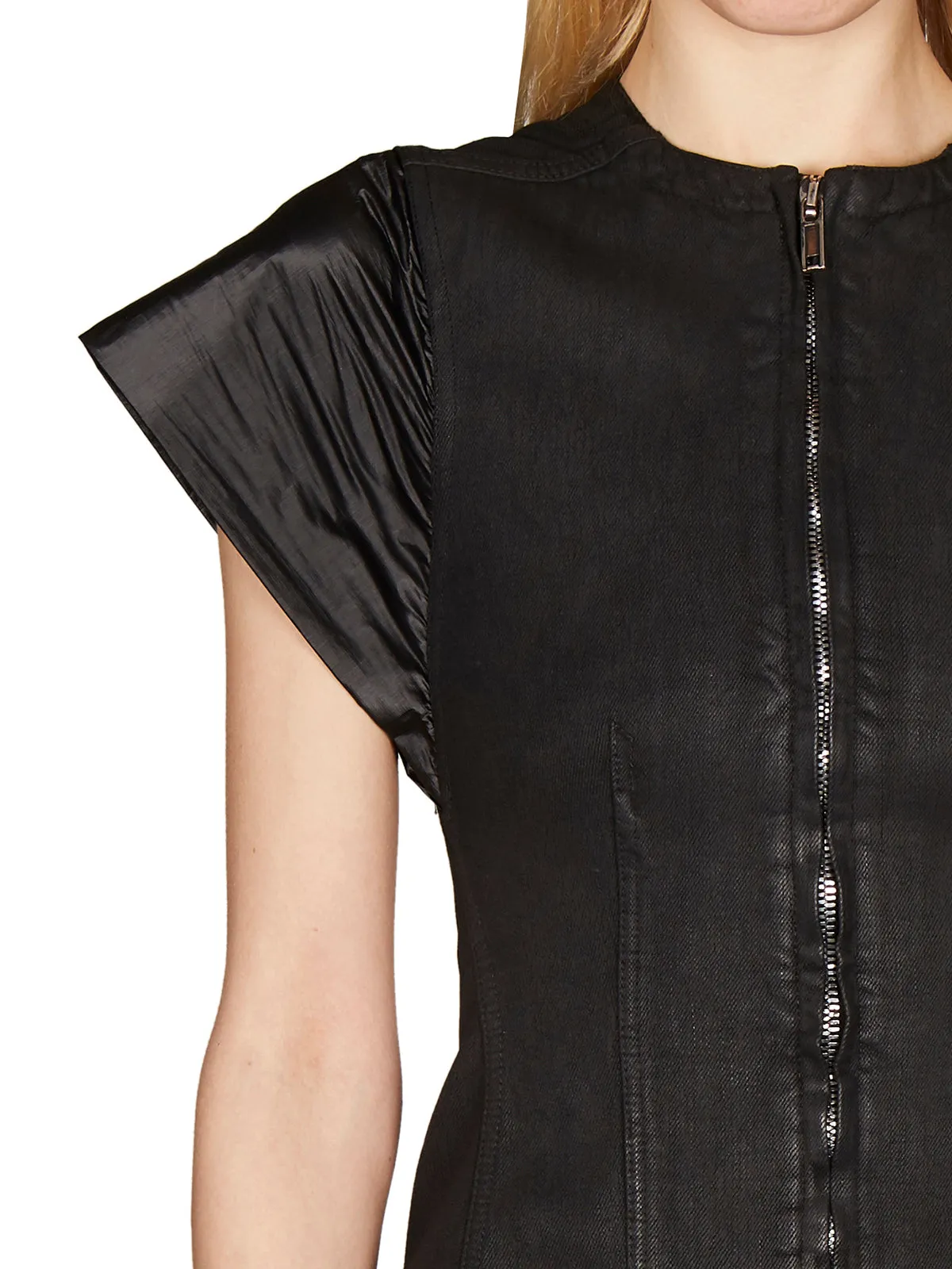 Rick Owens DRKSHDW Zip-Up Denim Jacket