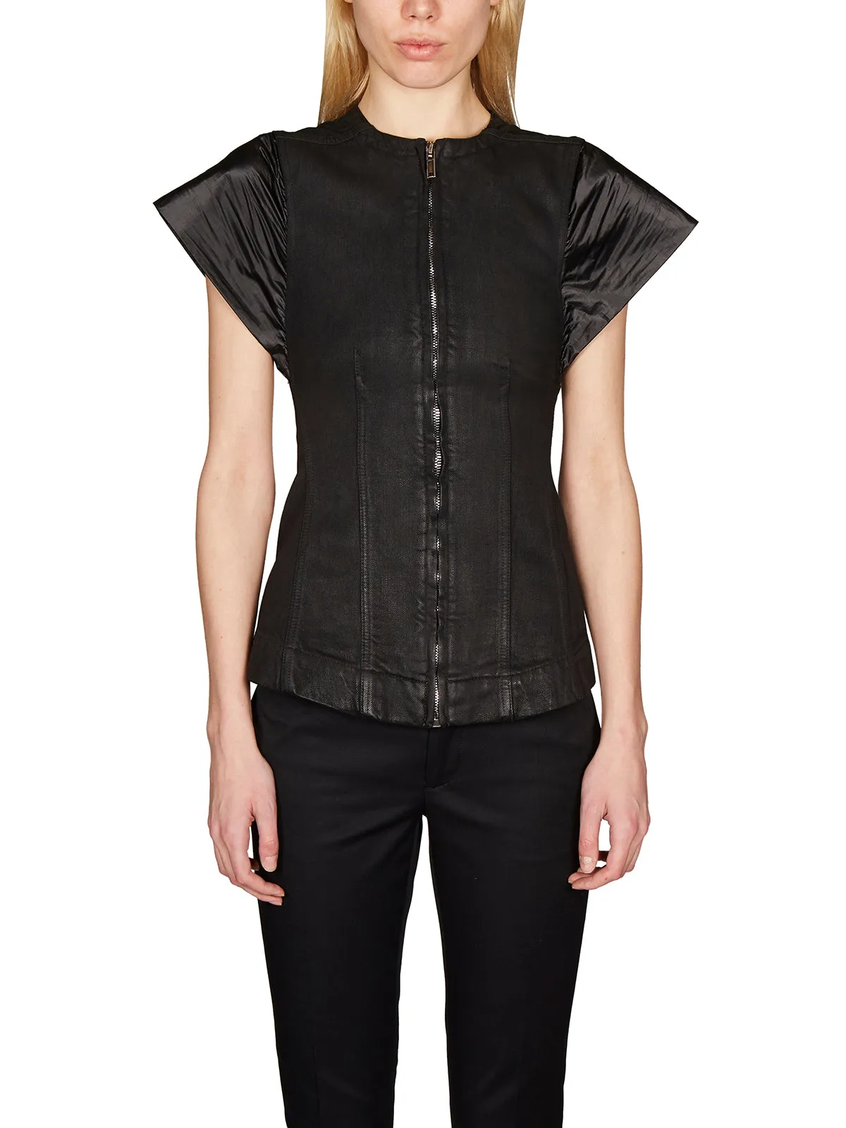 Rick Owens DRKSHDW Zip-Up Denim Jacket