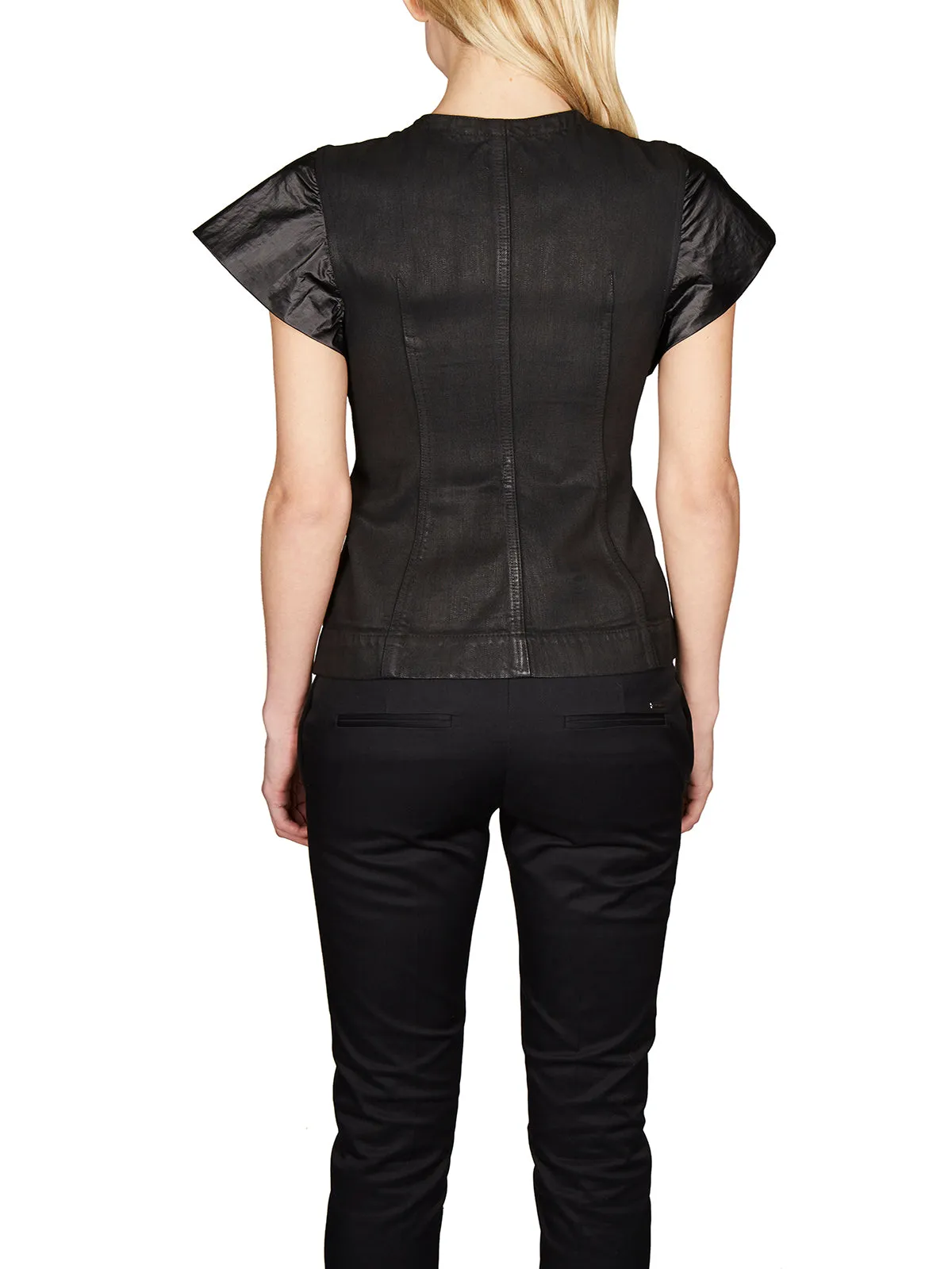 Rick Owens DRKSHDW Zip-Up Denim Jacket