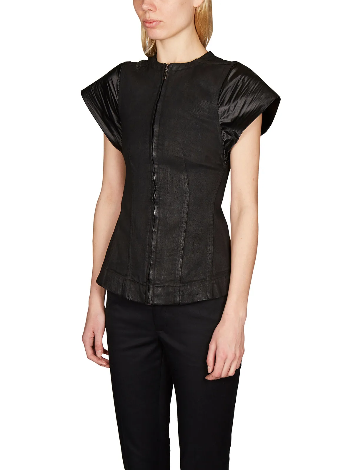 Rick Owens DRKSHDW Zip-Up Denim Jacket