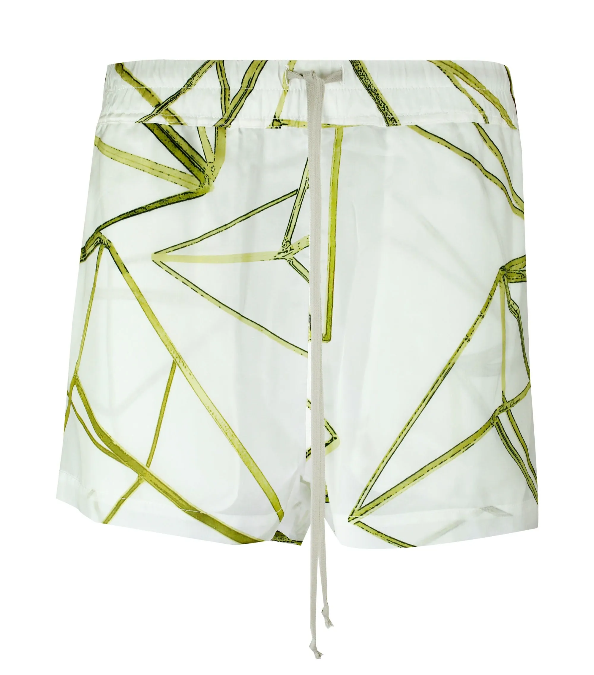 Rick Owens Fog High-Waist Shorts