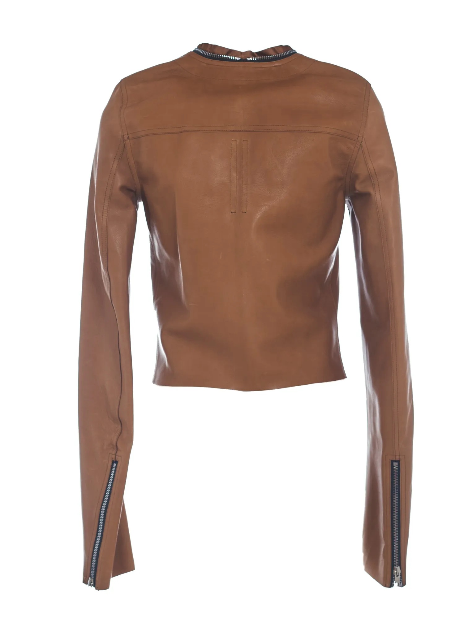Rick Owens Leather Zipped Jacket