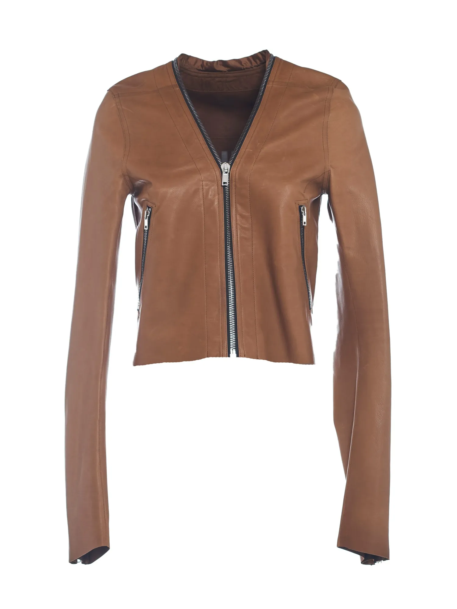 Rick Owens Leather Zipped Jacket