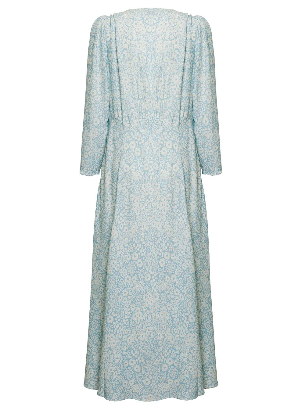 Rixo V-Neck Floral Printed Maxi Dress