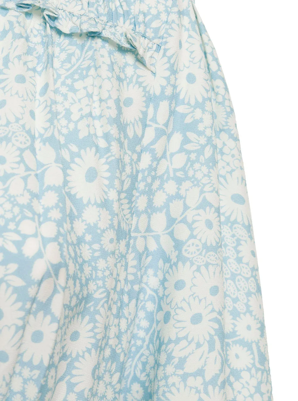Rixo V-Neck Floral Printed Maxi Dress
