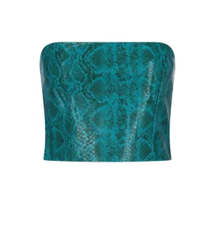 ROTATE Birger Chirstensen Back Zipped Cropped Tank Top