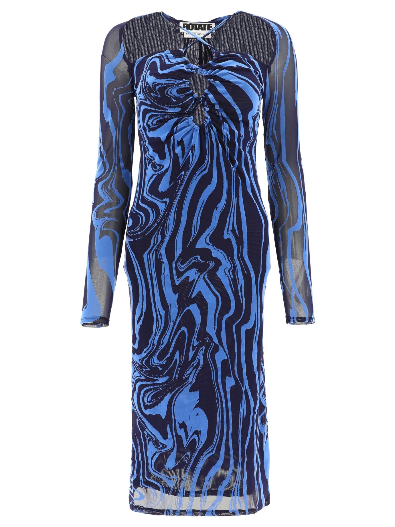 ROTATE Savica Cut-Out Long Sleeved Dress