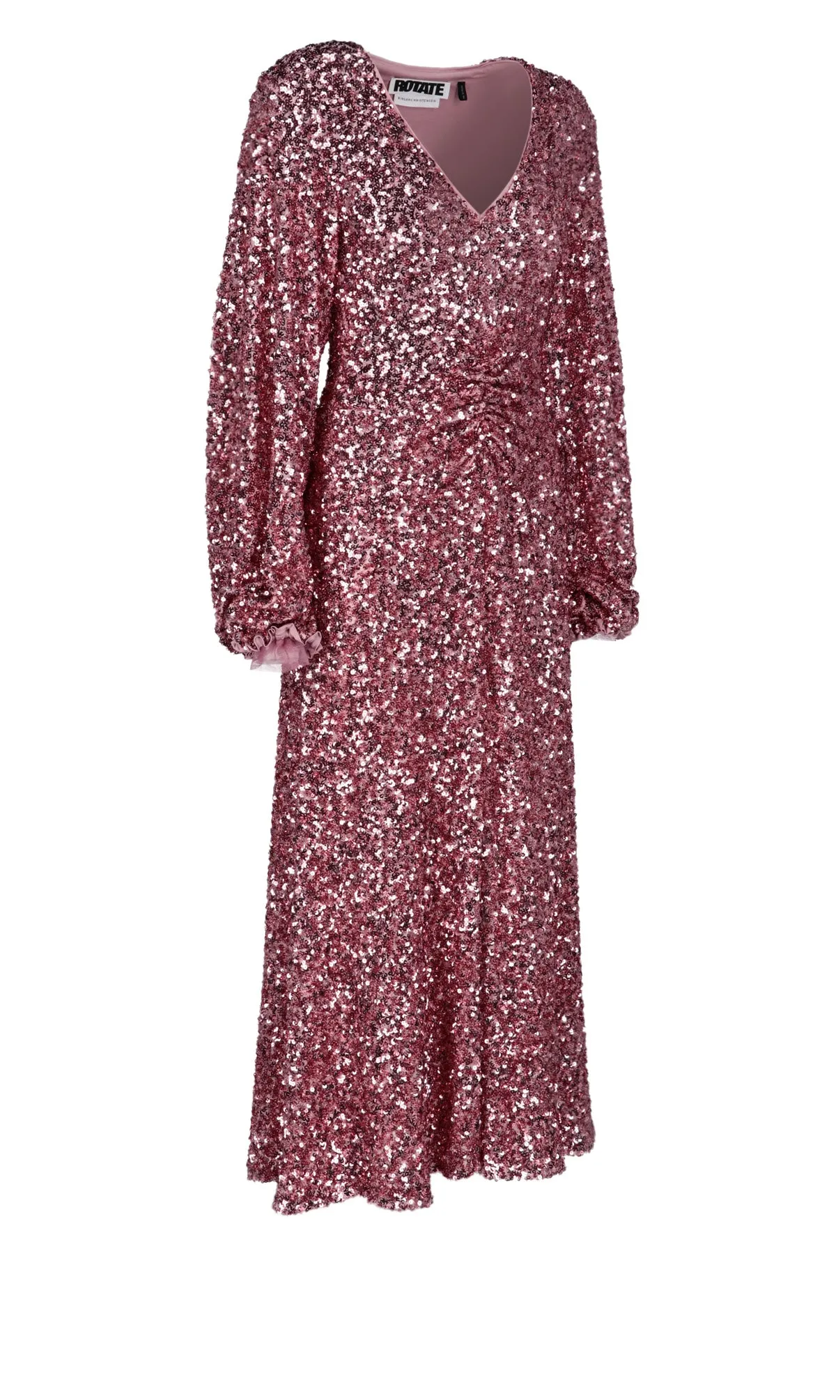 ROTATE Sequin Embellished Midi Dress
